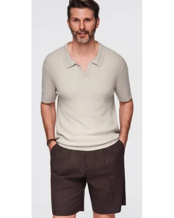 Tricou polo striat