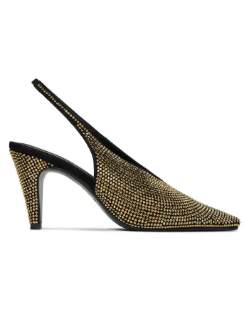 Pantofi dama,  toc ascutit, Negru