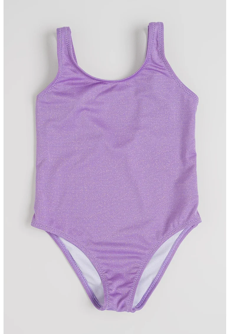 Costum de baie intreg cu model uni, Lila