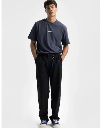 Tricou Barbati,  decolteu rotund, croiala relaxata, albastru, poliester, Bleumarin