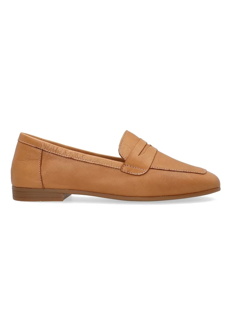 Loafersi din piele cu model uni