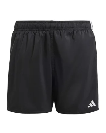 Pantaloni scurti de baie cu detalii logo, Alb/Negru