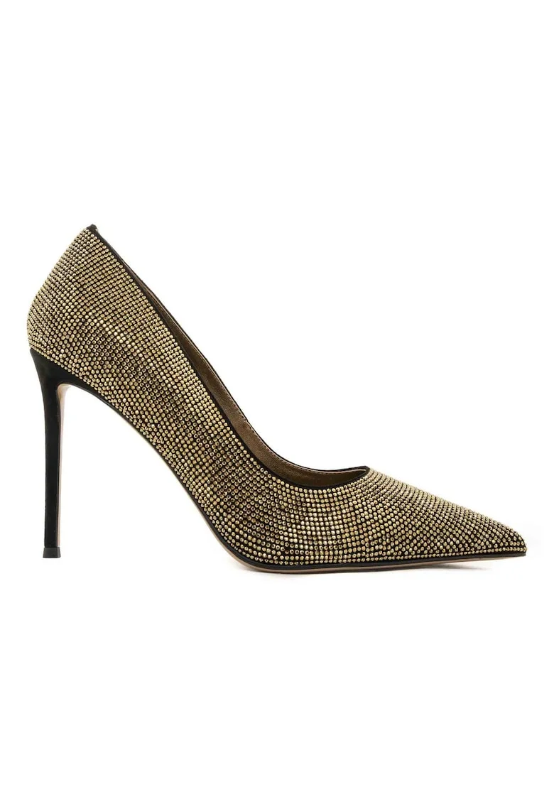 Pantofi cu toc stiletto Ressie, Auriu