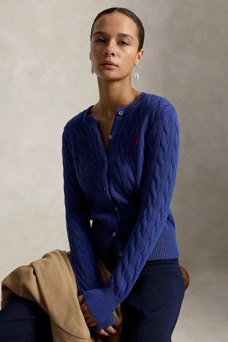 Polo Ralph Lauren cardigan pentru femei, din bumbac