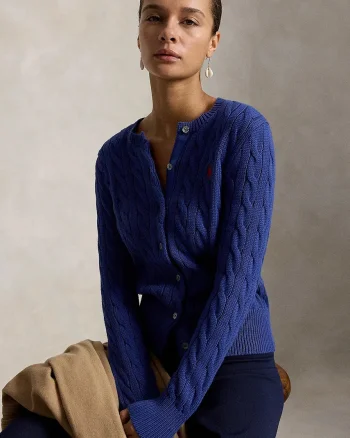 Polo Ralph Lauren cardigan pentru femei, din bumbac