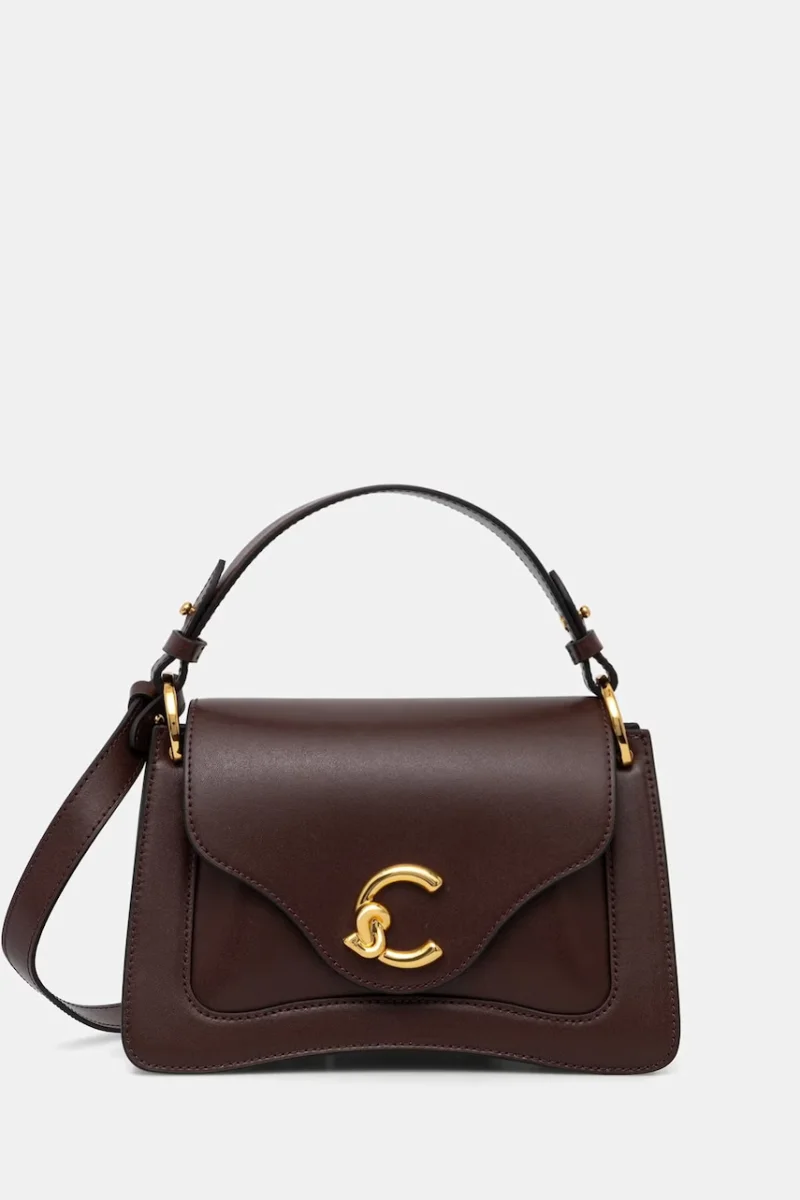 Coccinelle geantă crossbody pentru femei din piele
