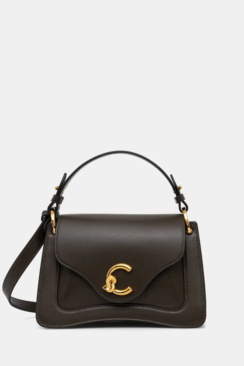 Coccinelle geantă crossbody pentru femei din piele