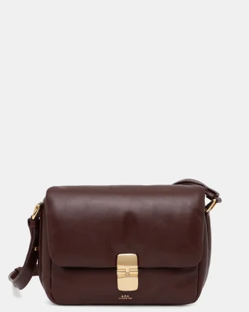 A.P.C. geantă crossbody pentru femei, din piele sac grace soft