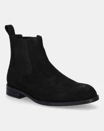BOSS botine din piele întoarsă Tayil