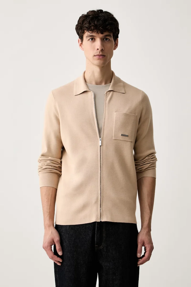 Karl Lagerfeld cardigan pentru bărbați cu vâscoză