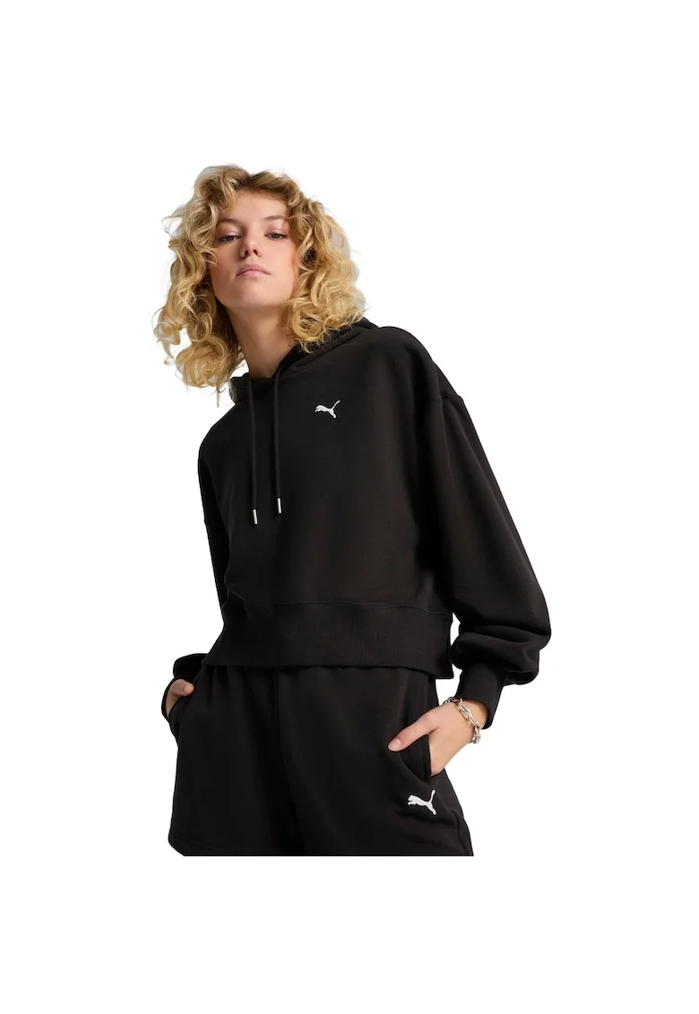 Hoodie  Wardrobe Ess Relaxed Cropped Hoodie Tr