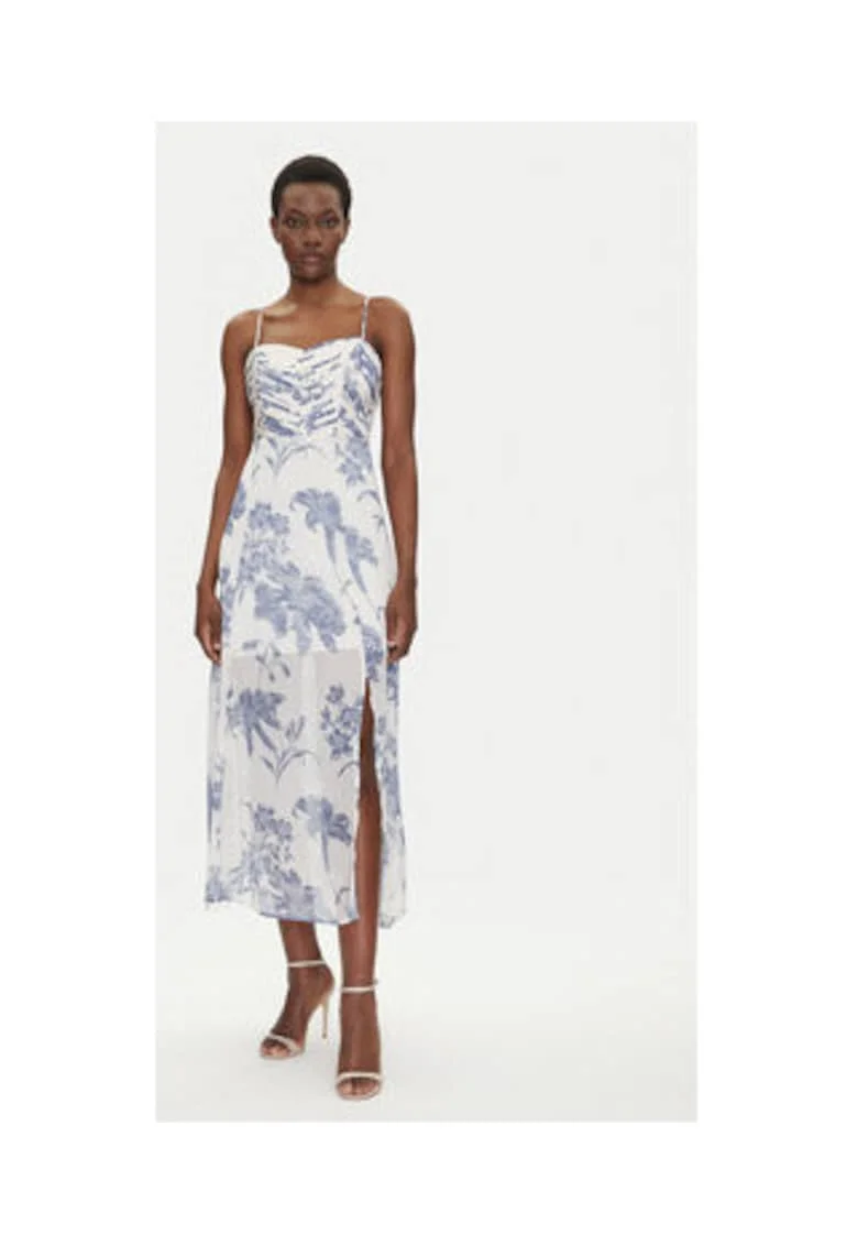 Rochie midi cu model floral