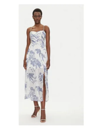 Rochie midi cu model floral