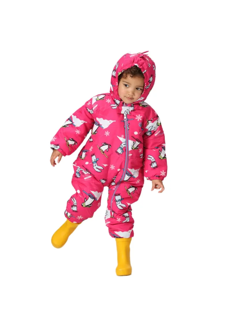 Costum de iarna copii  Bambino II, poliester, roz
