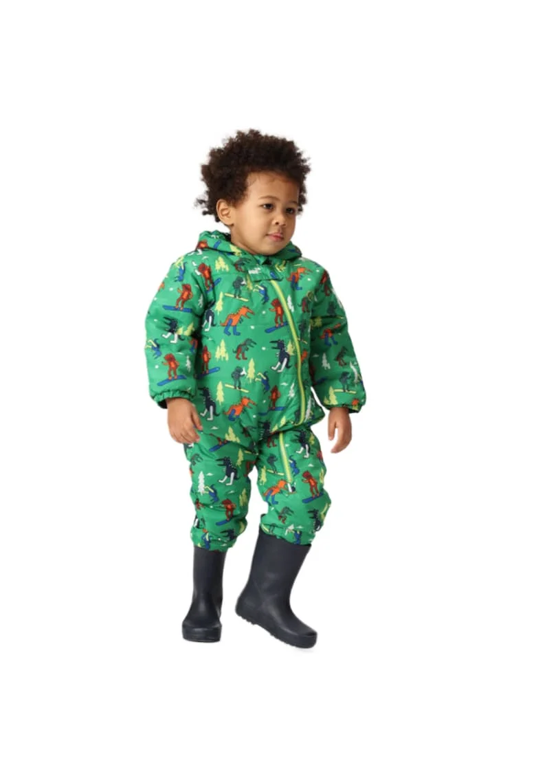 Costum de iarna copii  Bambino II, poliester, verde