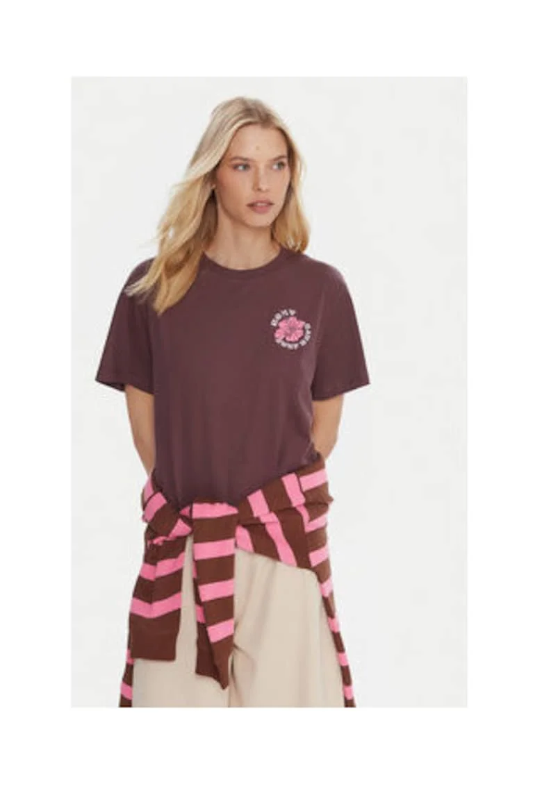 Tricou dama,  Bumbac organic, Mov