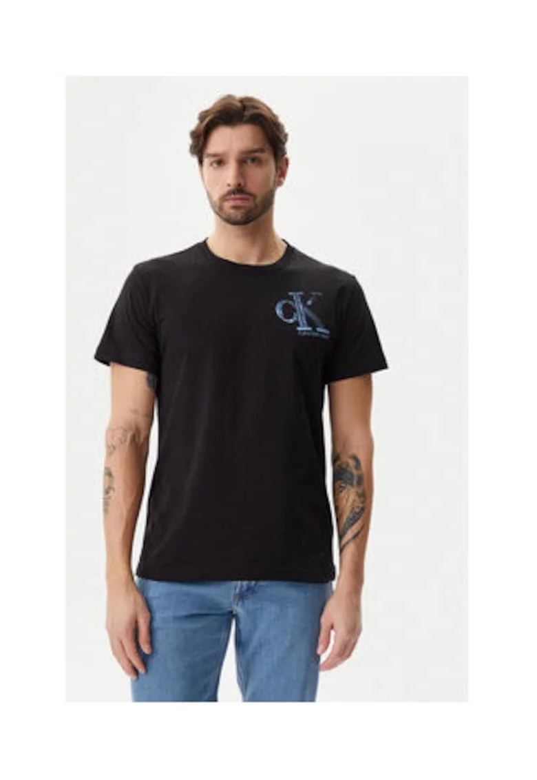 Tricou Barbati,  Negru, 100% bumbac,