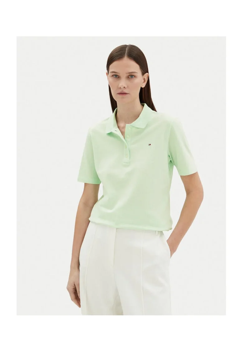 Tricou dama,  Verde deschis, Polo