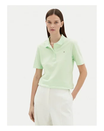 Tricou dama,  Verde deschis, Polo