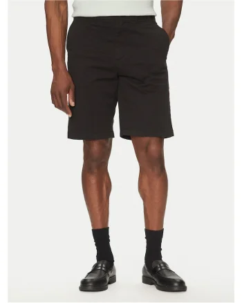 Pantaloni scurti barbati  negru, bumbac