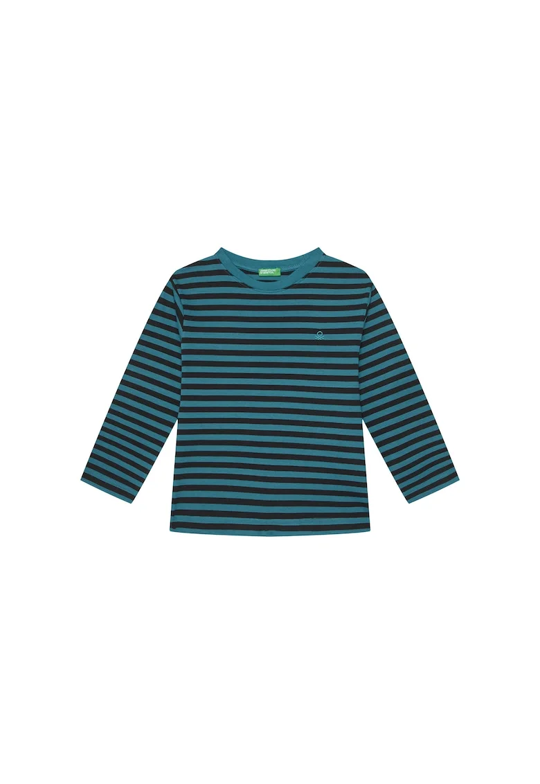Bluza pentru baieti  model cu dungi, albastru/bleumarin