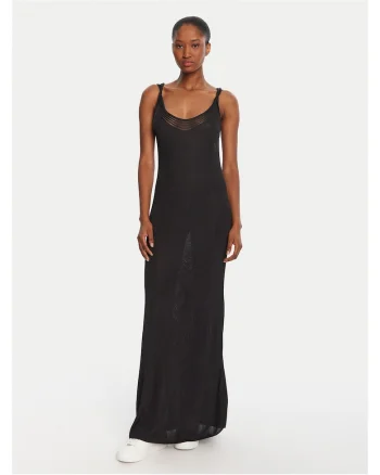 Rochie tricotata de dama  negru
