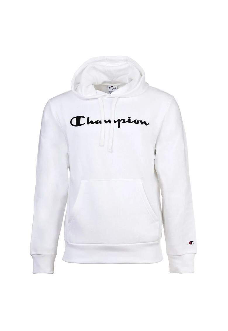 Hanorac regular fit cu logo, Alb