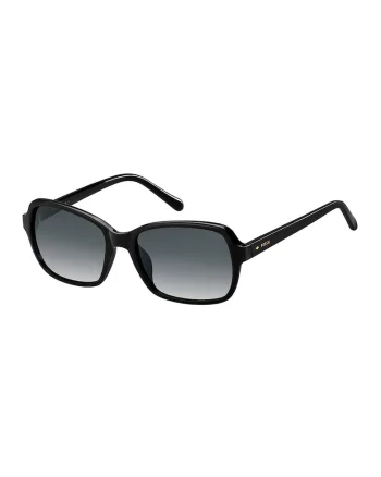 Ochelari de soare patrati cu lentile in degrade, Negru