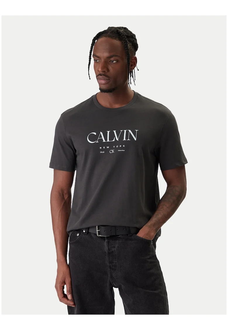 Tricou din bumbac cu imprimeu logo,