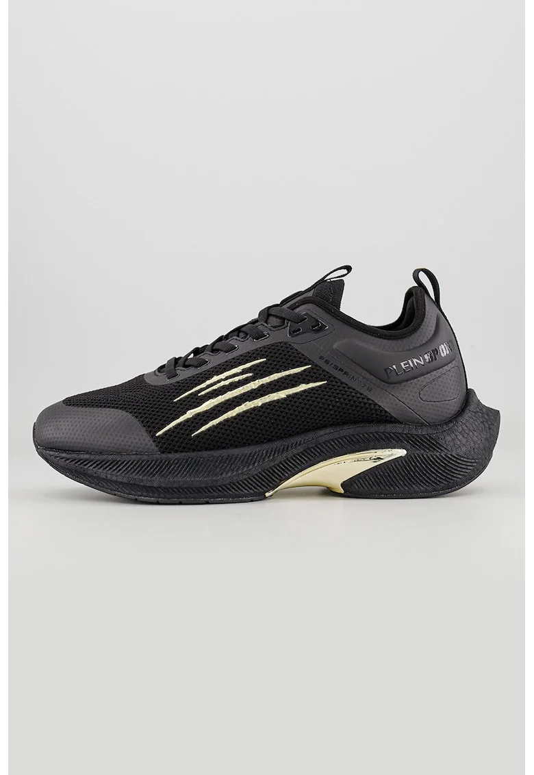 Pantofi sport din plasa cu aspect masiv Sprint 78, Auriu/Negru
