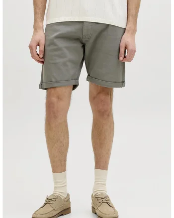 Bermude din denim regular fit Bricky, Grej