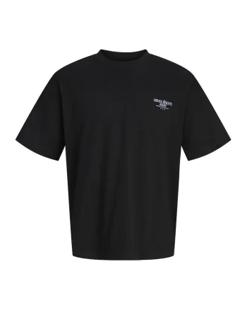 Tricou de bumbac cu imprimeu pe spate, Verde/Negru/Albastru