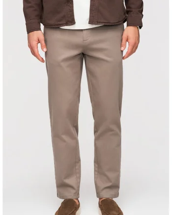 Pantaloni chino slim fit, Maro taupe deschis
