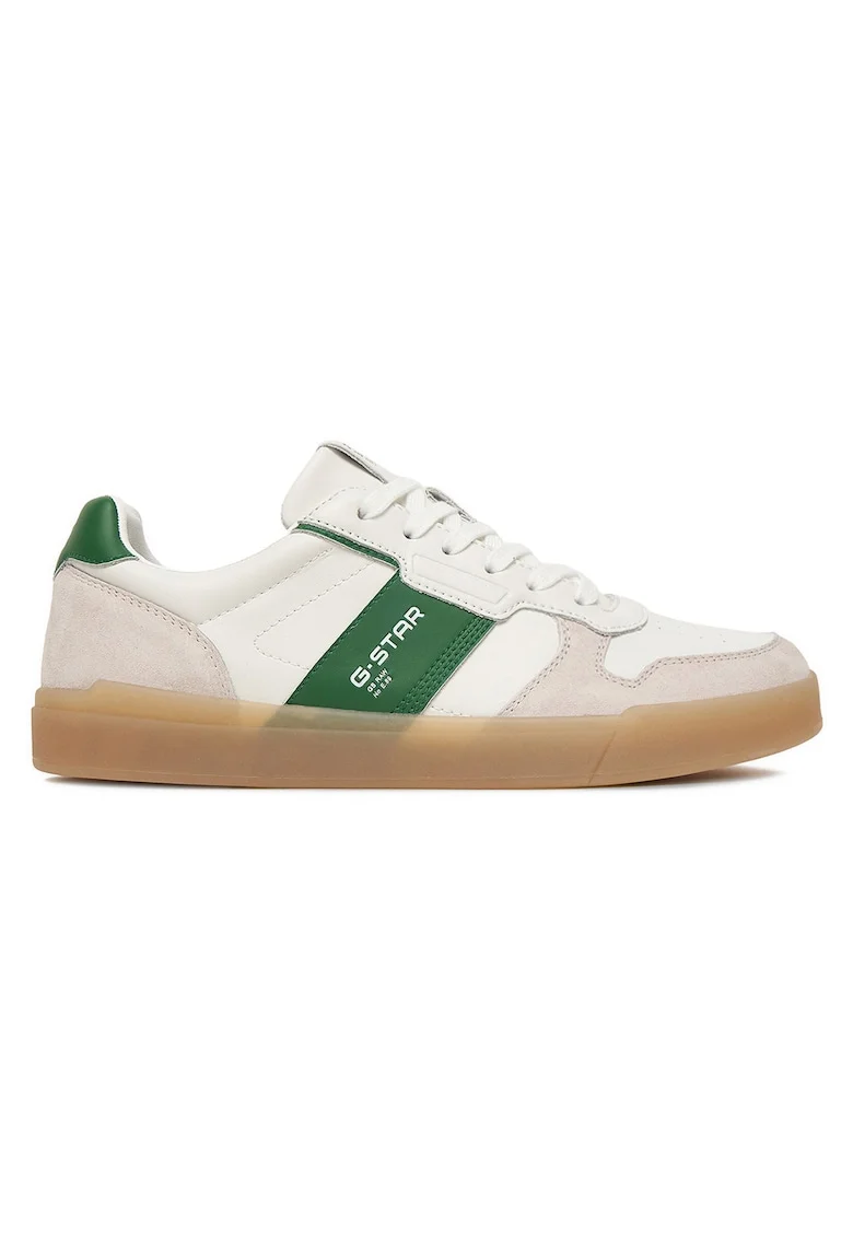 Tenisi G-Star Raw din piele naturala, Alb