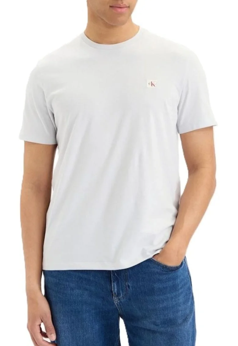 Tricou barbati,  Bumbac, Alb,