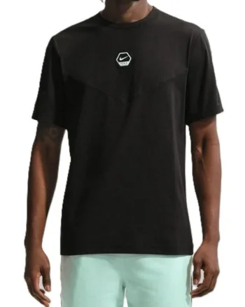 Tricou barbati,  Poliester, Negru,