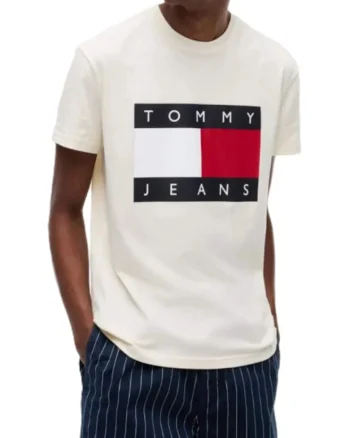 Tricou barbati,  Bumbac, Crem,