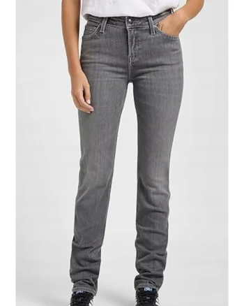 Blugi dama,  MARION STRAIGHT, gri, bumbac, regular fit, Gri