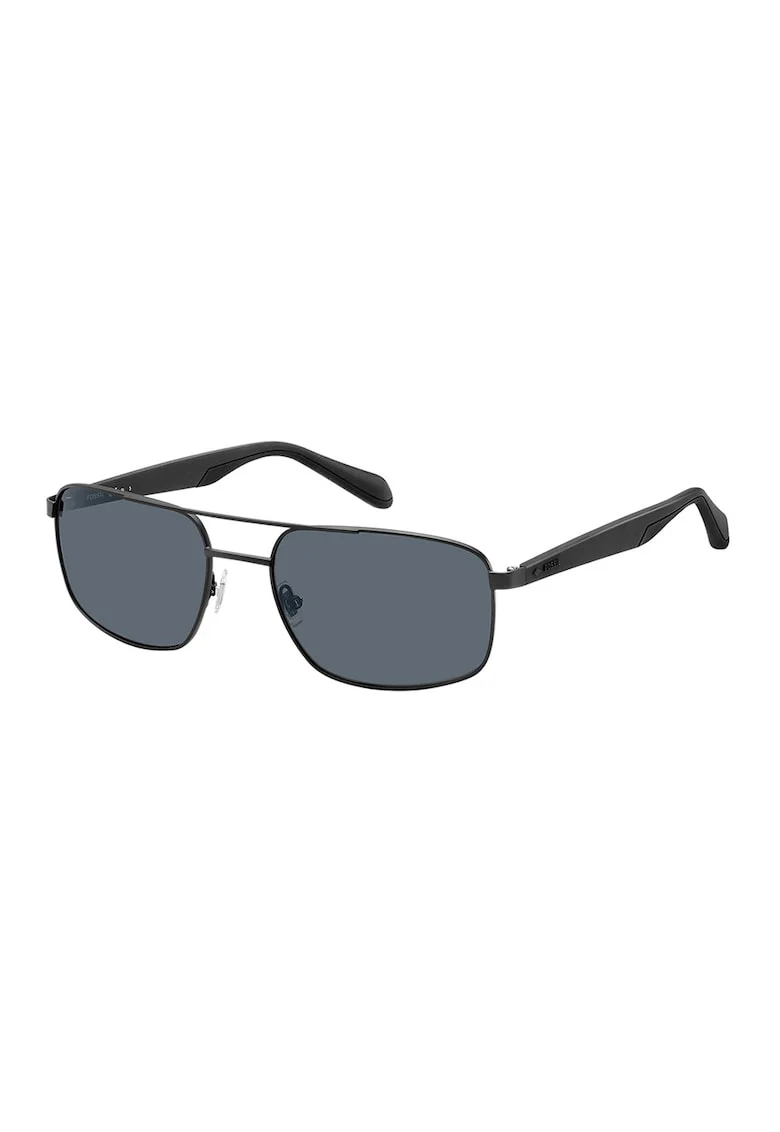 Ochelari de soare cu rama metalica, Negru