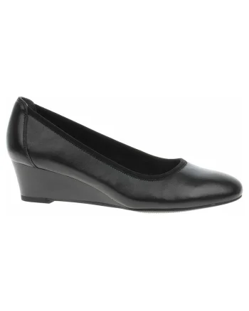 Pantofi din piele cu talpa wedge