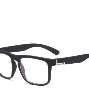 Ochelari de soare cu lentila transparenta, SG001, Negru