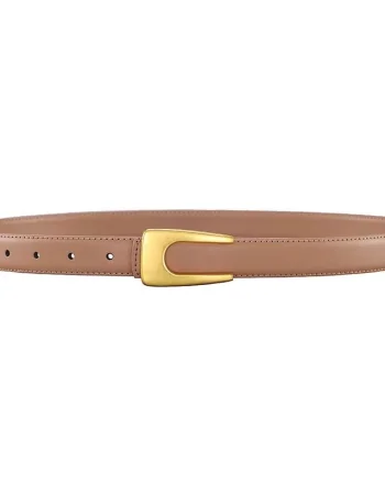 Curea dama C-190, piele naturala, Bej