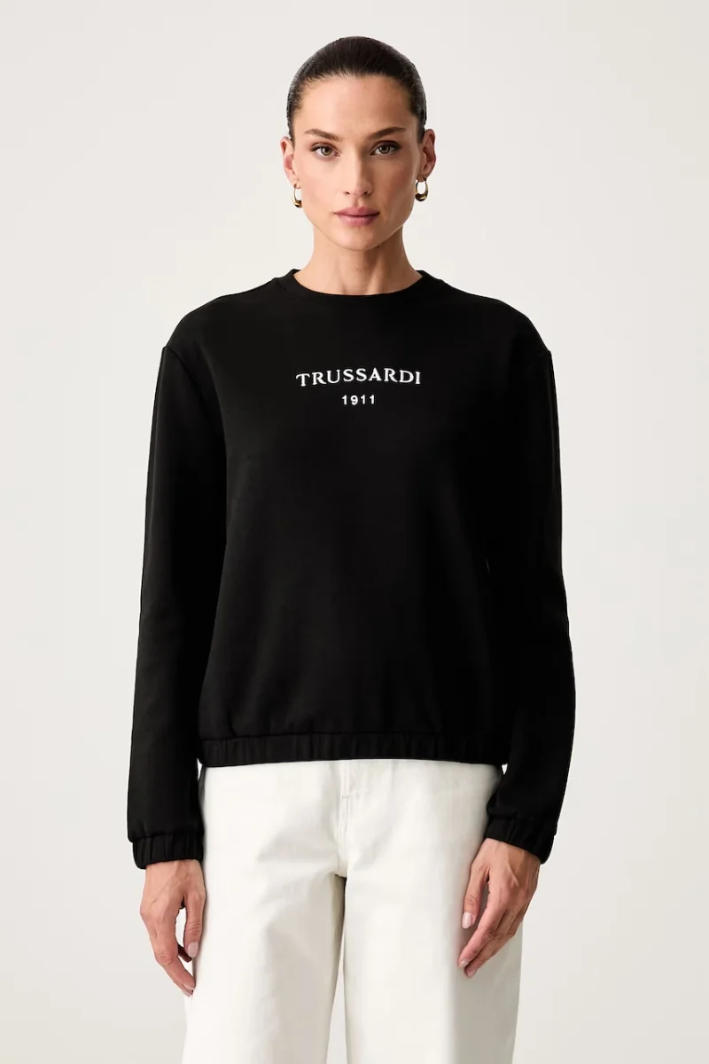 Trussardi hanorac pentru femei cu bumbac