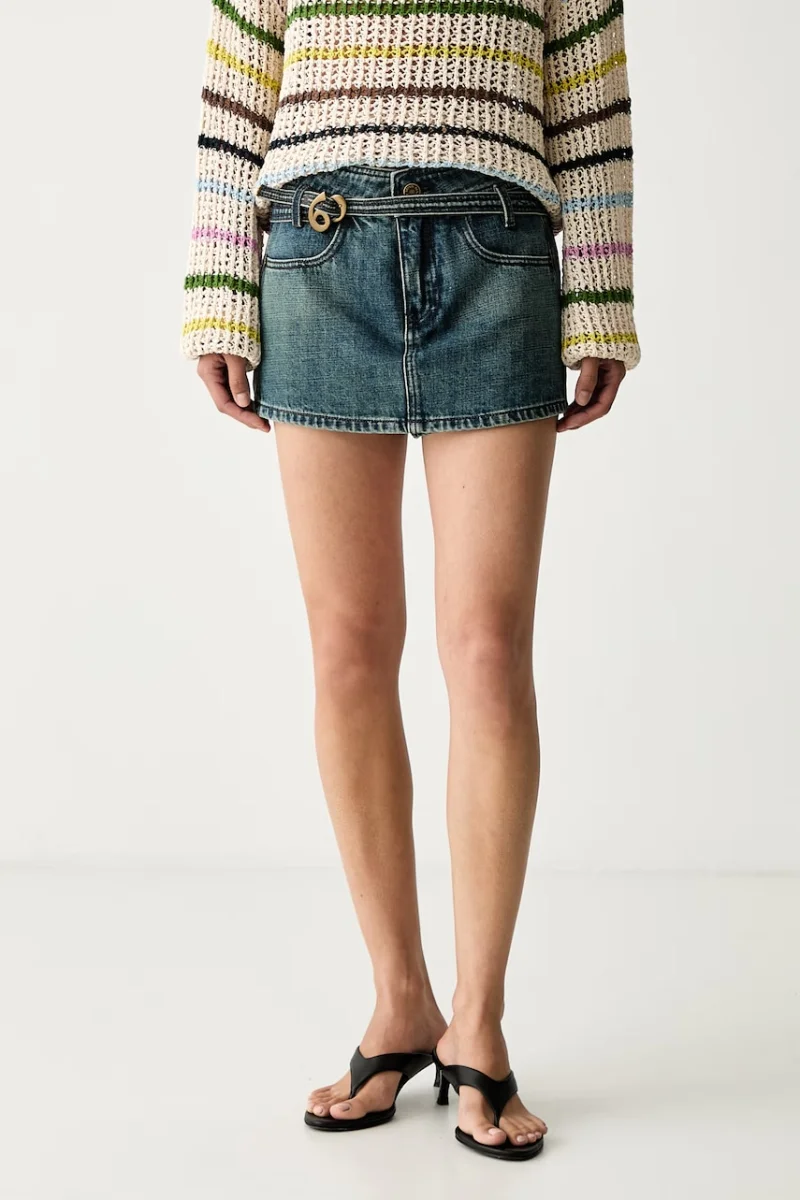 Miss Sixty fustă-pantalon pentru femei din denim