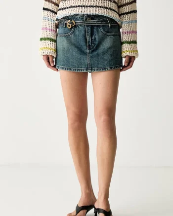 Miss Sixty fustă-pantalon pentru femei din denim