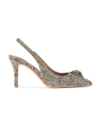 Kurt Geiger London pantofi cu toc stiletto Belgravia High Sling Beige Comb