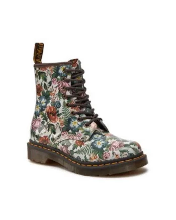 Ghete dama  1460 English Garden, piele, multicolor