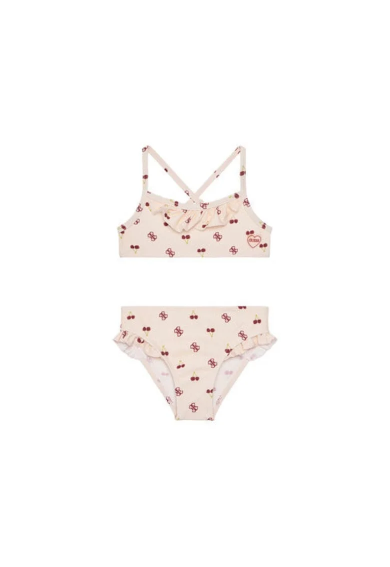 Costum de baie cu model cu cirese