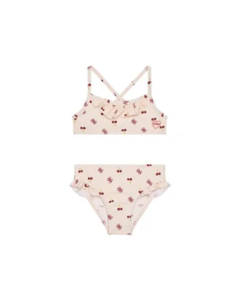 Costum de baie cu model cu cirese