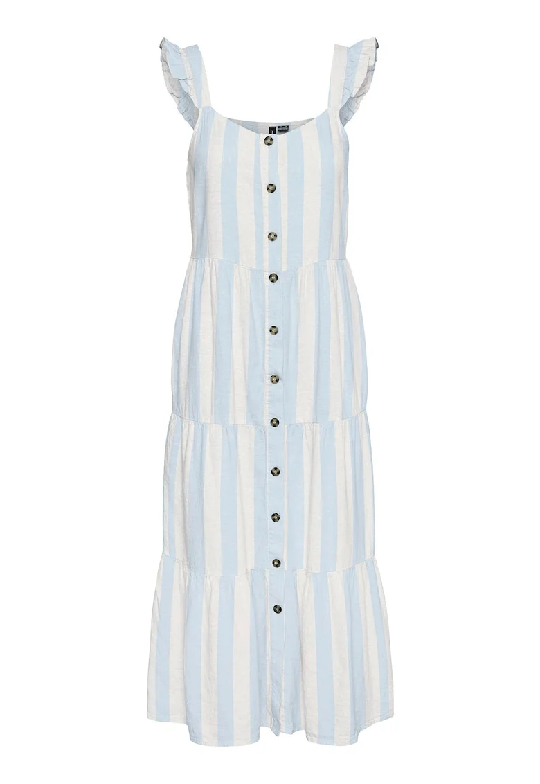 Rochie de vara dama  10322614, In/Viscoza, Albastru deschis